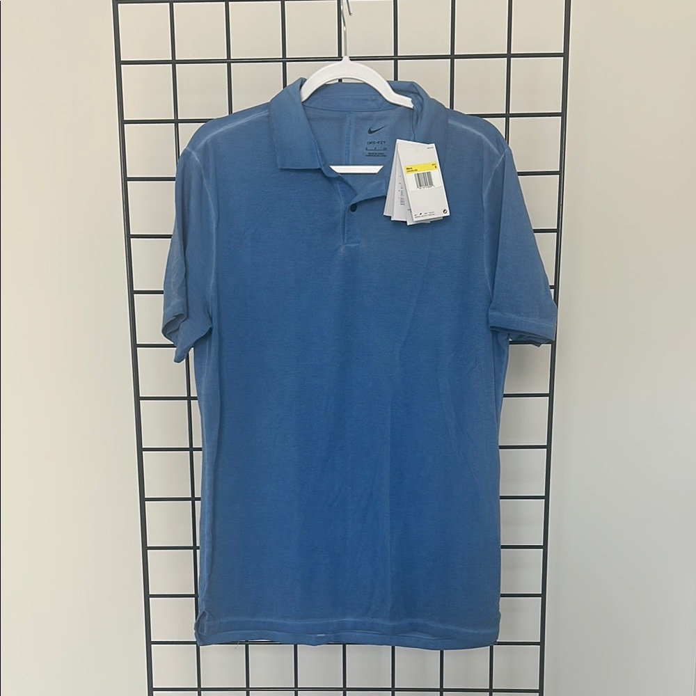 Nike Men's Blue Polo Shirt